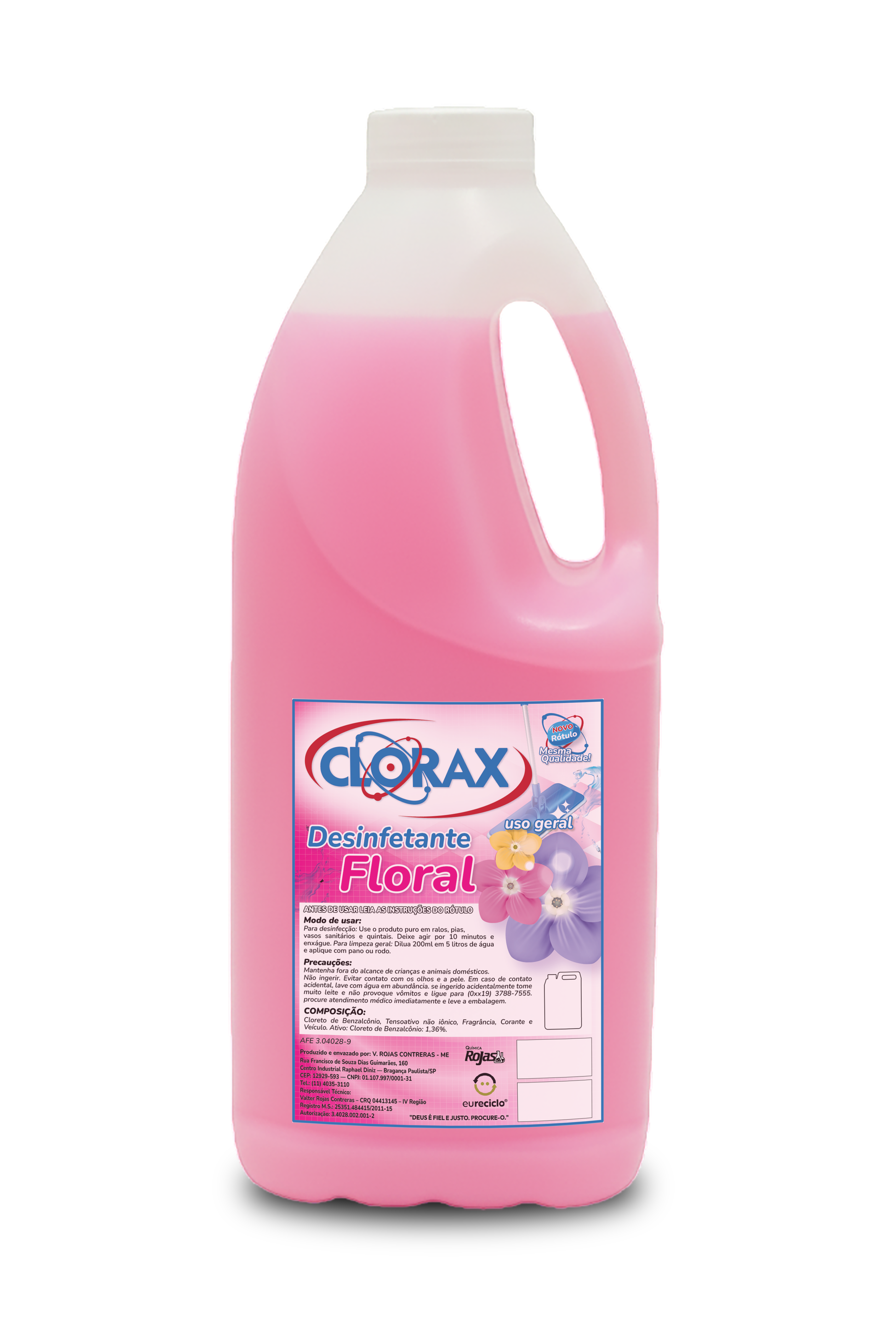 Garrafa de 2L do produto Floral